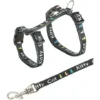 Nailoninės petnešos kačiukams su pavadėliu – Trixie Kitten Harness with Lead