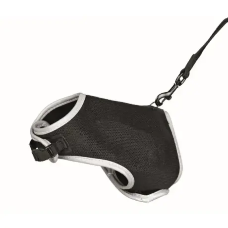 Minkštos petnešos-liemenė katėms su pavadėliu – Trixie Soft Harness with Leash for Cats