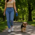 product Automatinis šuns pavadėlis su juosta ir tvirtu fiksatoriumi4